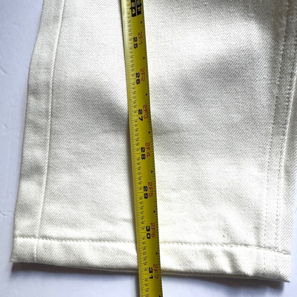 NWT L’Etiquette Le Jean A.P.C. | Size 27 |Rue Madame Paris | White Cream - Picture 10 of 11